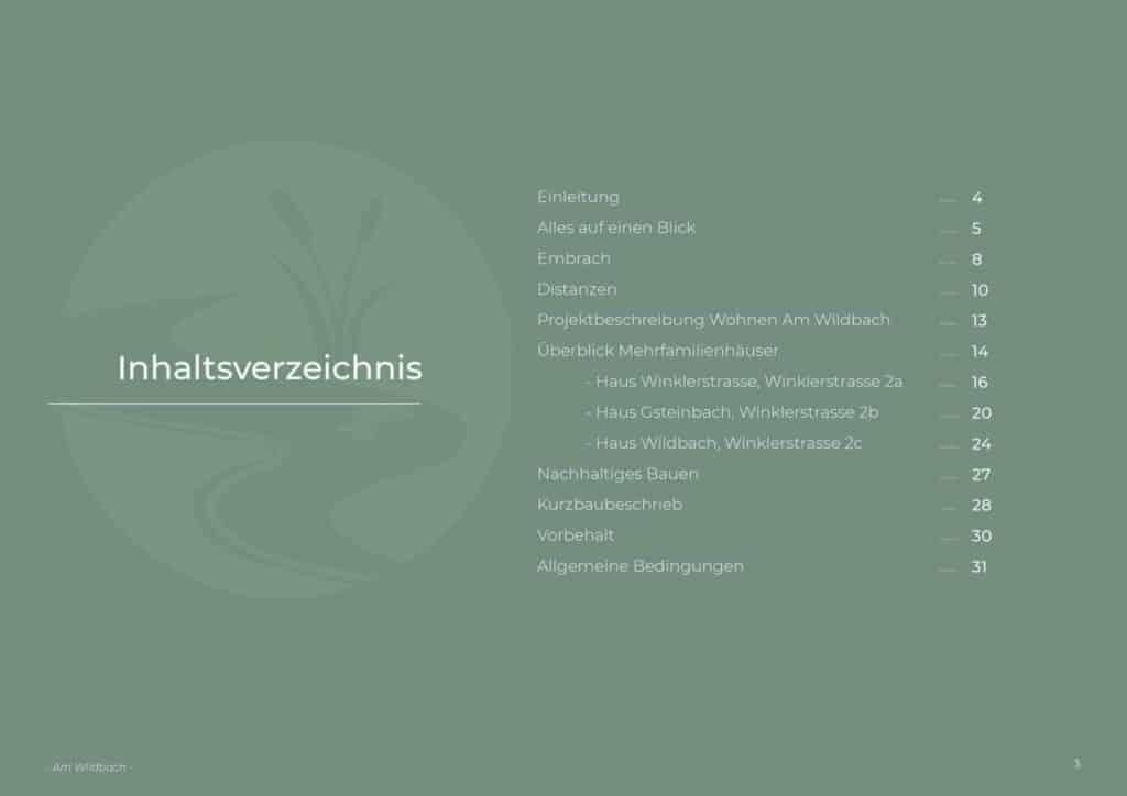 Ein Bild einer Broschüre mit den Worten infaewaertechnik neben einer grünen Seite.